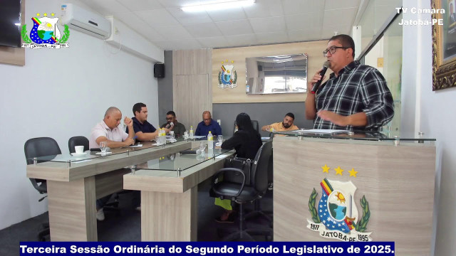 Terceira Sessão Ordinária do Segundo Período Legislativo de 2025.