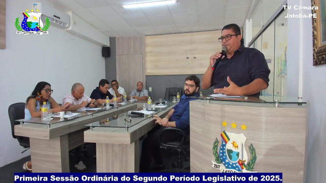 Primeira Sessão Ordinária do Segundo Período Legislativo de 2025.