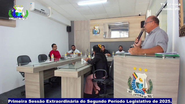 Primeira Sessão Extraordinária do Segundo Período Legislativo de 2025.